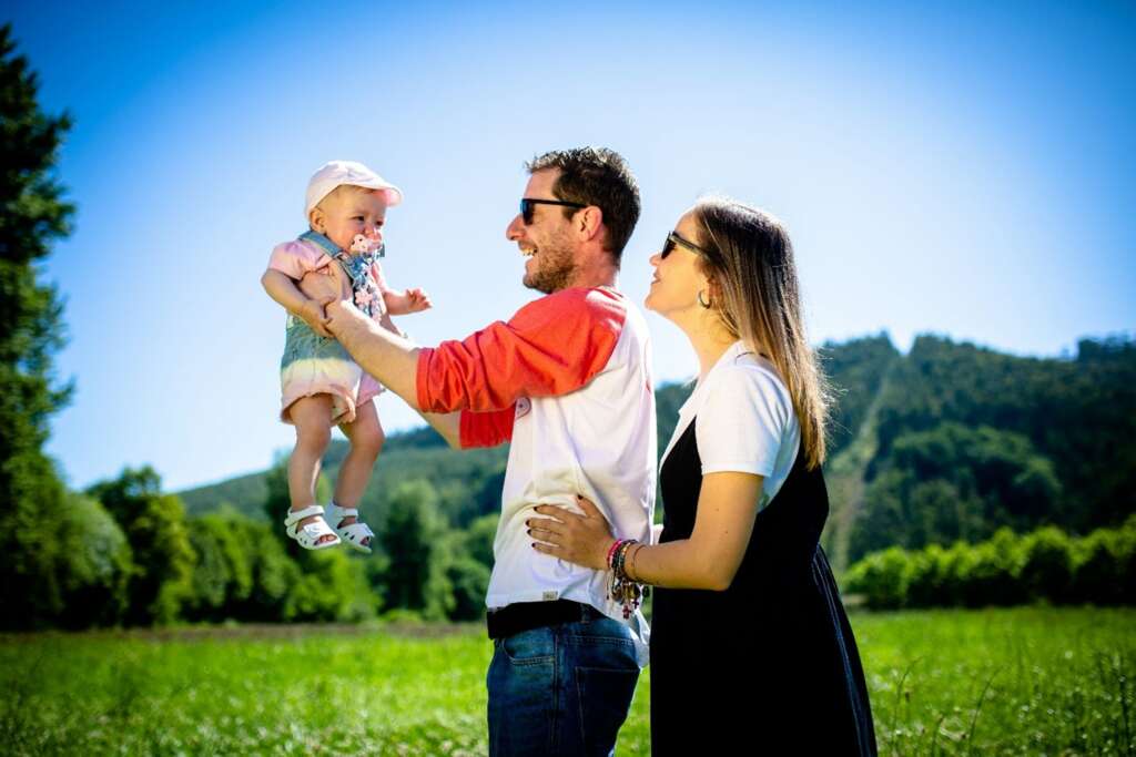 Parents With Their Baby 