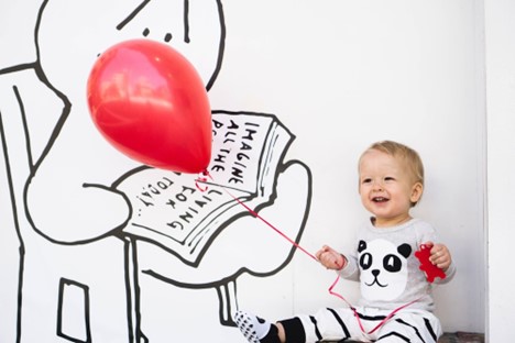 A baby at a baby care center in Brampton 